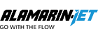 Brand alamarin jet logo